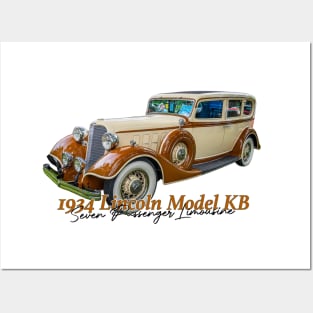 1934 Lincoln Model KB Seven Passenger Limousine Posters and Art